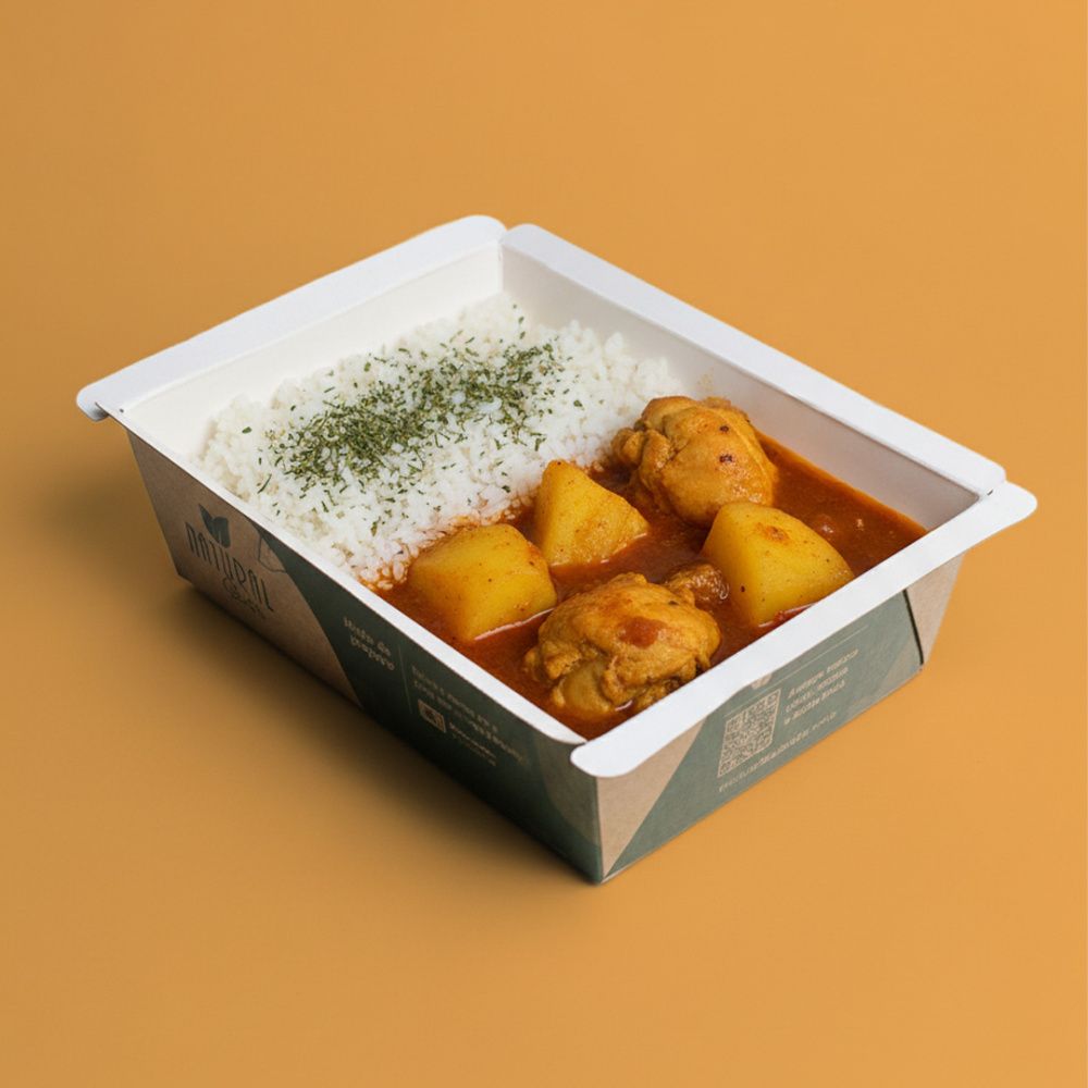 Refeição Tradicionais - Opção 10 - Arroz Branco e Frango ao Molho